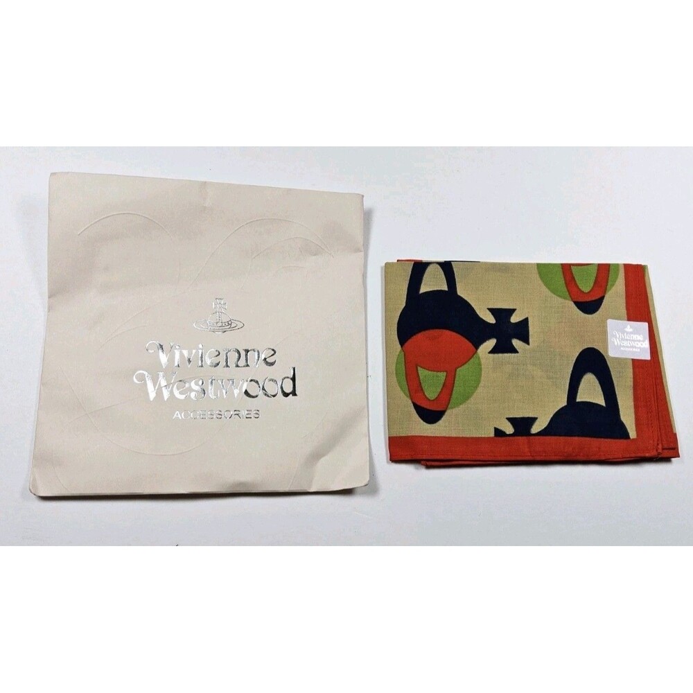 Vivienne Westwood Handkerchief Neckerchief Bandana Scarf Pocket Square Japan